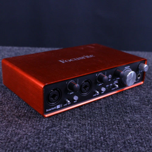 Vist Large View of Product Image Which is Used Focusrite SCARLETT 2I4 1ST GEN Computer Interface 2 A/D Recording Inputs
