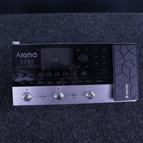 Vist Large View of Product Image Which is Used Donner ARENA 2000 MULTI FX W/PWR Floorboard Amp Modeling + FX