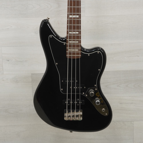 Vist Large View of Product Image Which is Used Squier Classic Vibe Jaguar Bass Guitar Black AS IS