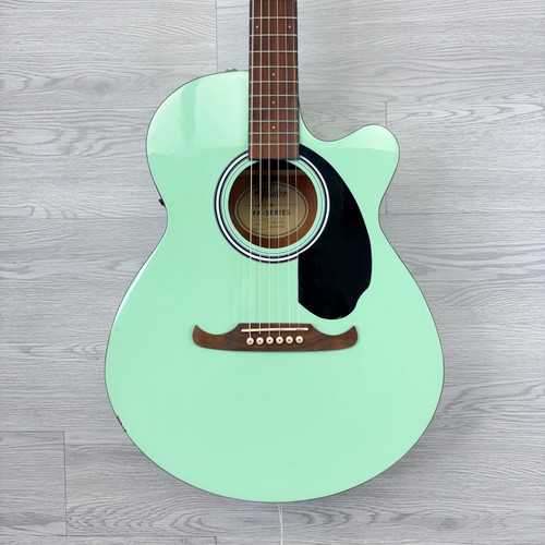Vist Large View of Product Image Which is Used Fender FA-135CE -BRIDGE LIFT Solid Top Acoustic Guitar Green