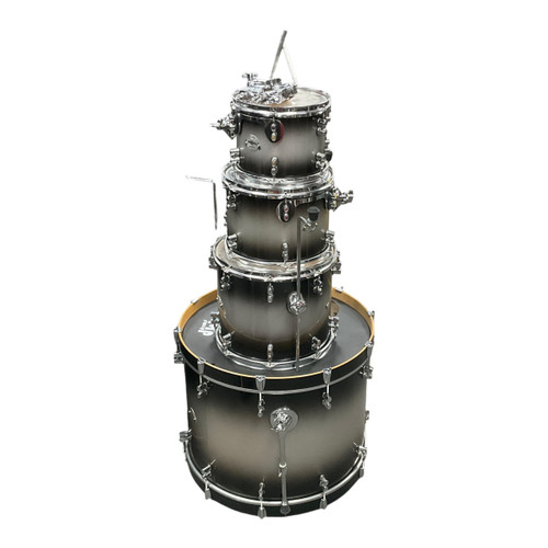 Vist Large View of Product Image Which is Used PDP Platinum Series 4 Piece Drum Shell Kit Silver Burst