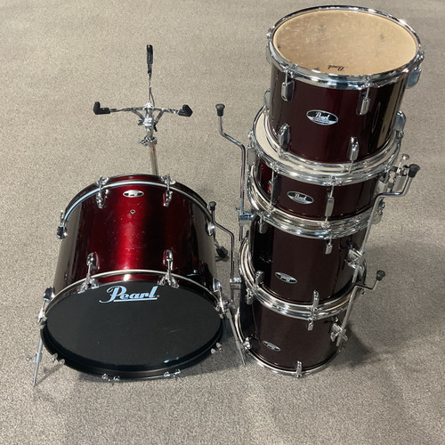 Vist Large View of Product Image Which is Used PEARL ROADSHOW 5 PC Drum Set