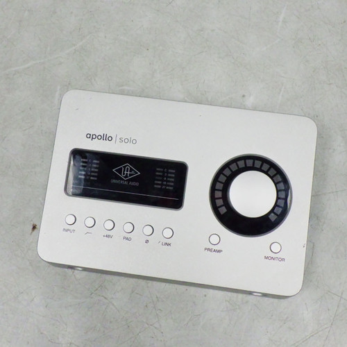 Vist Large View of Product Image Which is Used Universal Audio Apollo Solo Computer Interface 2 A/D Recording Inputs