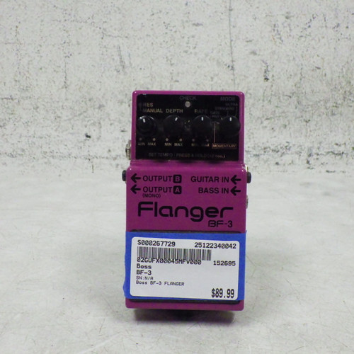 Vist Large View of Product Image Which is Used Boss BF-3 Flanger Pedal