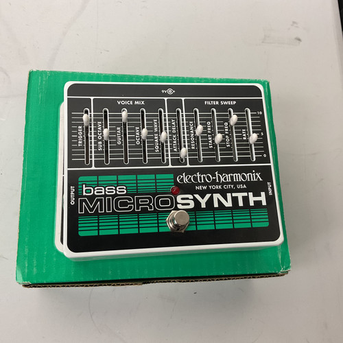 Vist Large View of Product Image Which is Used Electro Harmonix (E/H) BASS MICRO SYNTH Synthesizer Pedal