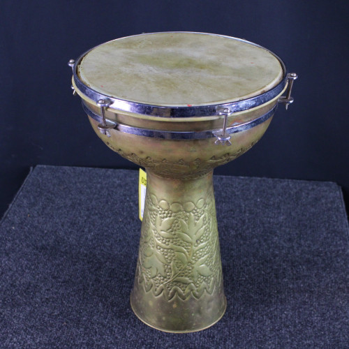 Vist Large View of Product Image Which is Used DOUMBEK OF BRASS Doumbek