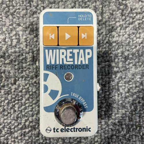 Vist Large View of Product Image Which is Used TC ELECTRONIC WIRETAP RIFF RECORDER Guitar Looper Pedal