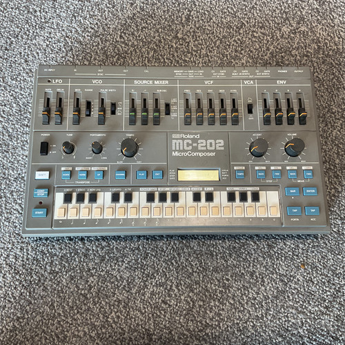 Vist Large View of Product Image Which is Used ROLAND MC-202 MICROCOMPOSER  Synthesizer