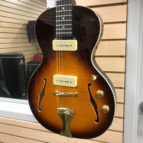 Vist Large View of Product Image Which is Used KING LITTLE SISTER SEMI-HOLLOW Semi-Hollow Electric Guitar Cherry Sunburst 6-String