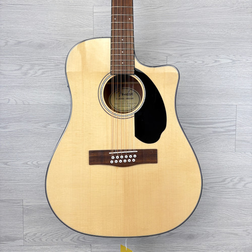 Vist Large View of Product Image Which is Used Fender CD-60SCE 12 STRING DREAD Solid Top Acoustic Guitar Natural