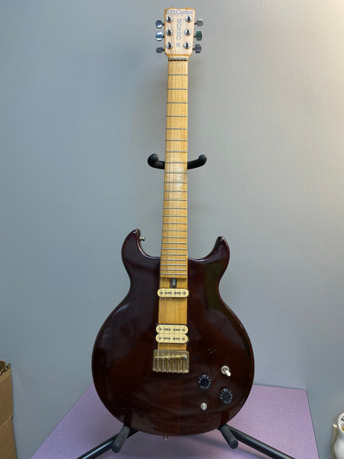 Vist Large View of Product Image Which is Used Hondo II S.D. CURLEE DESIGNER SERIES Vintage Double Cutaway Electric Guitar Wood 6-String