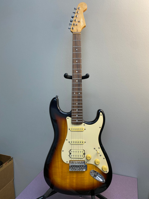 Vist Large View of Product Image Which is Used Squier BULLET STRAT HSS S Type Electric Guitar Sunburst 6-String