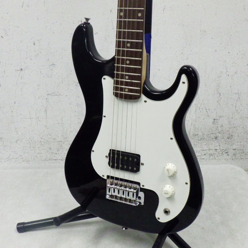 Vist Large View of Product Image Which is Used Hamer Slammer Strat Style Guitar S Type Electric Guitar Black 6-String