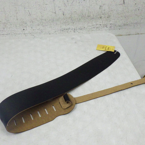 Vist Large View of Product Image Which is Used Levy's BLACK LEATHER STRAP Guitar Accessory