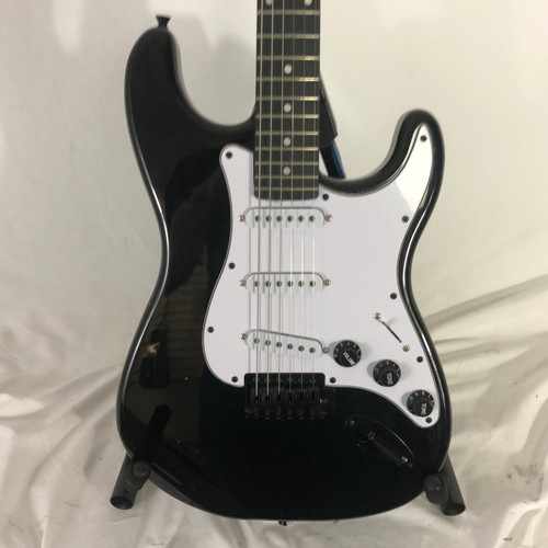 Vist Large View of Product Image Which is Used Lyx Pro STRAT S Type Electric Guitar Black 6-String