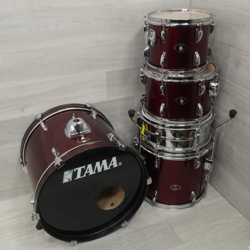 Vist Large View of Product Image Which is Used Tama Stagestar Drum Shells And Hardware Red