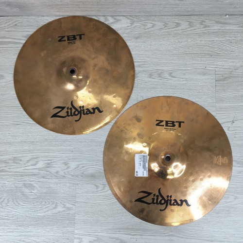 Vist Large View of Product Image Which is Used Zildjian 13 ZBT HI HATS Hi Hat Cymbals 13"