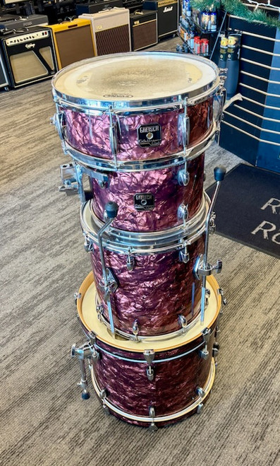 Vist Large View of Product Image Which is Used Gretsch CATALINA CLUB 4 PC SHELL KIT Drum Shell Kit Red