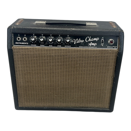 Vist Large View of Product Image Which is Used Fender 1964 Vibro Champ Vintage Tube Guitar Combo
