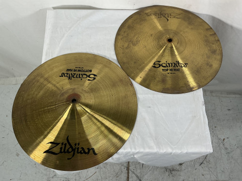 Vist Large View of Product Image Which is Used Zildjian 14 IN SCIMITAR HI HAT PAIR Hi Hat Cymbals 14"