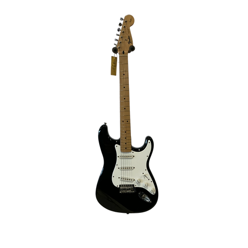 Vist Large View of Product Image Which is Used Fender STRATOCASTER MIM SQUIER SERIES S Type Electric Guitar Black 6-String