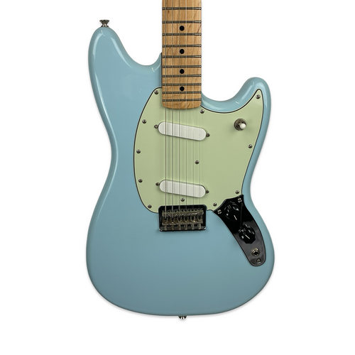 Vist Large View of Product Image Which is Used Fender PLAYER MUSTANG MN SNB S Type Electric Guitar Blue 6-String