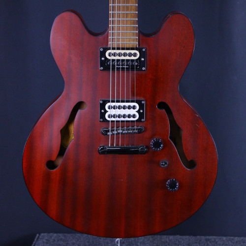 Vist Large View of Product Image Which is Used Epiphone DOT STUDIO W/ MODS Semi-Hollow Electric Guitar Red 6-String