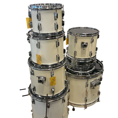 Vist Large View of Product Image Which is Used Pearl 7PC EXPORT SERIES SHELLS Drum Shell Kit White