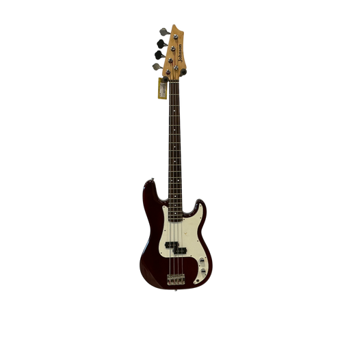 Vist Large View of Product Image Which is Used Johnson P BASS P Type Bass Guitar Red 4-String