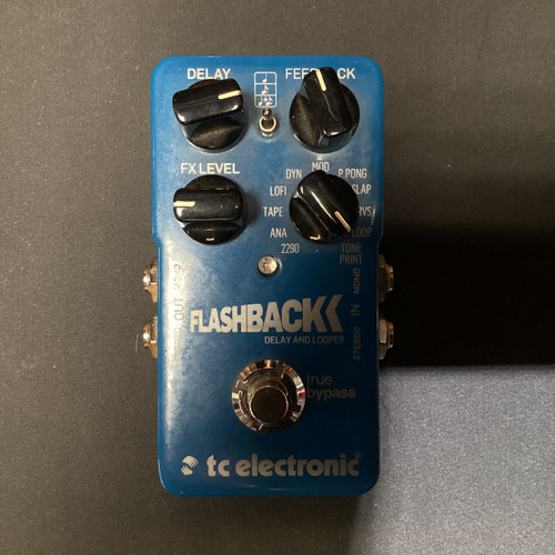 Vist Large View of Product Image Which is Used TC Electronic FLASHBACK DELAY AND LOOPER Delay Pedal