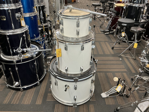 Vist Large View of Product Image Which is Used Maxwin 3 PCE SHELL KIT Drum Shell Kit White