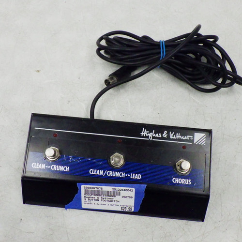 Vist Large View of Product Image Which is Used Hughes & Kettner 3 BUTTON FOOTSWITCH Switch Pedal