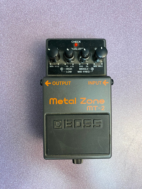 Vist Large View of Product Image Which is Used Boss METAL ZONE MT-2 Distortion Pedal
