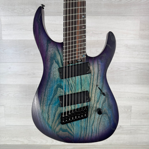 Vist Large View of Product Image Which is Used Legator N8FP Performance Series Fanned Fret 8-string Electric Guitar - Cali Cobalt