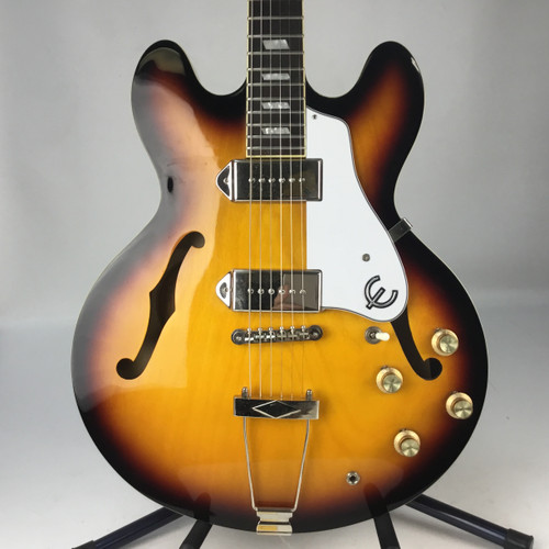 Vist Large View of Product Image Which is Used Epiphone CASINO VS Semi-Hollow Electric Guitar Tobacco Sunburst 6-String