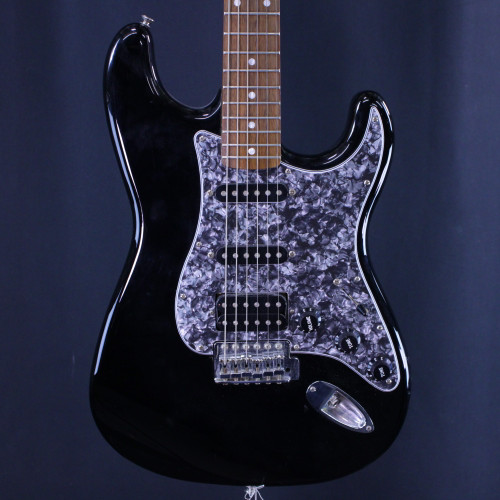 Vist Large View of Product Image Which is Used Squier AFFINITY STRAT HSS S Type Electric Guitar Black 6-String