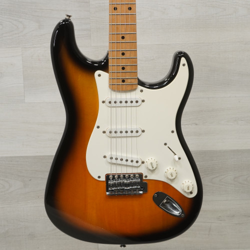 Vist Large View of Product Image Which is Used Squier Affinity Strat Electric Guitar Sunburst
