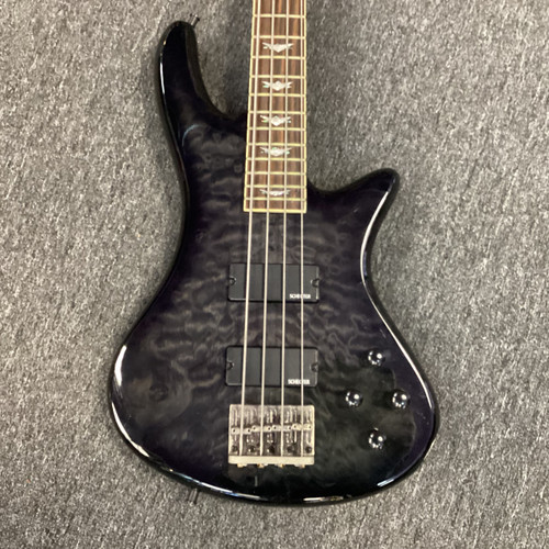 Vist Large View of Product Image Which is Used Schecter STILETTO EXTREME 4 Bass Guitar Black 4-String