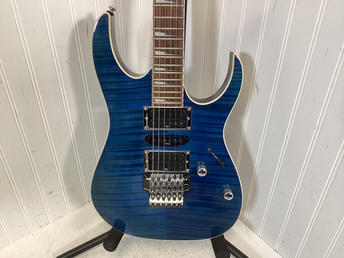 Vist Large View of Product Image Which is Used Ibanez RG4EXFM1 S Type Electric Guitar Blue 6-String