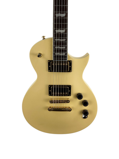 Vist Large View of Product Image Which is Used LTD EC-256 LP-TYPE GOLD SATIN Electric Guitar