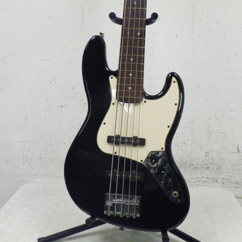 Vist Large View of Product Image Which is Used Fender Fender Jazz Bass Mim J Type Bass Guitar Black 4-String