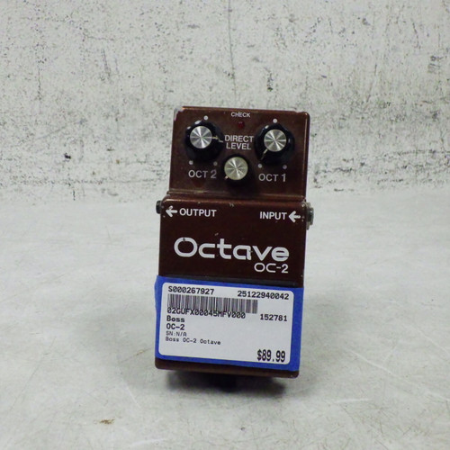 Vist Large View of Product Image Which is Used Boss OC-2 Pitch Pedal