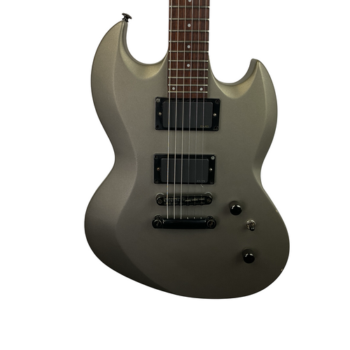Vist Large View of Product Image Which is Used LTD VIPER 50 W/ HARD CASE SG Type Electric Guitar Silver/Gray 6-String