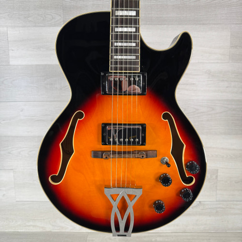 Vist Large View of Product Image Which is Used Ibanez Artcore AG75G Hollowbody Electric Guitar - Brown Sunburst