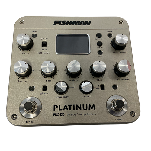 Vist Large View of Product Image Which is Used Fishman PLATINUM PRO EQ Guitar Effects Pedal