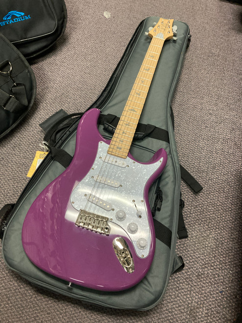 Vist Large View of Product Image Which is Used Paul Reed Smith - PRS SILVER SKY S Type Electric Guitar Purple 6-String