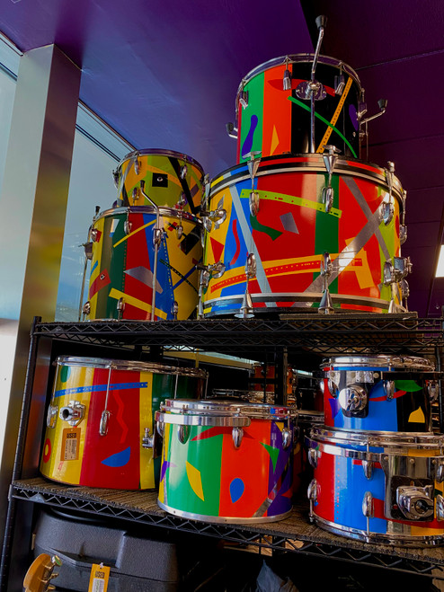 Vist Large View of Product Image Which is Used PIECEMEAL 9 PC KIT Drum Shell Kit Custom Graphics