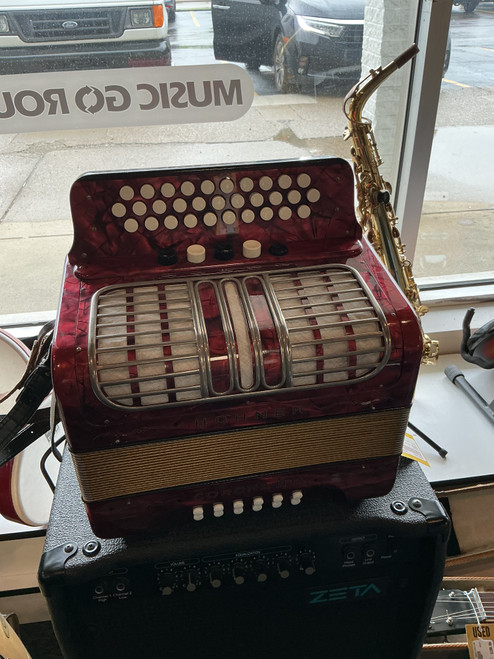 Vist Large View of Product Image Which is Used Hohner CORONA III R Accordion