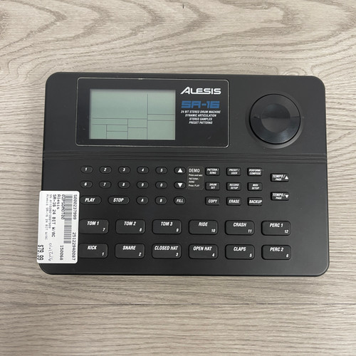 Vist Large View of Product Image Which is Used - Alesis SR-16 24 BIT W/AC Compact Drum Machine