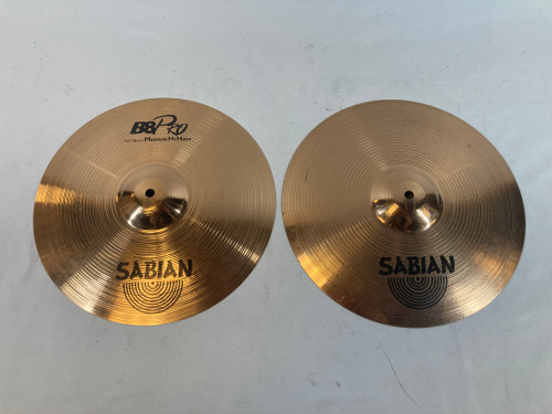Vist Large View of Product Image Which is Used Sabian 14" B8 Pro Hi Hat Cymbals